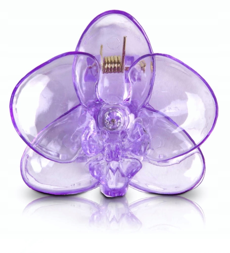 Klips do orchidei 5x5 cm fioletowy
