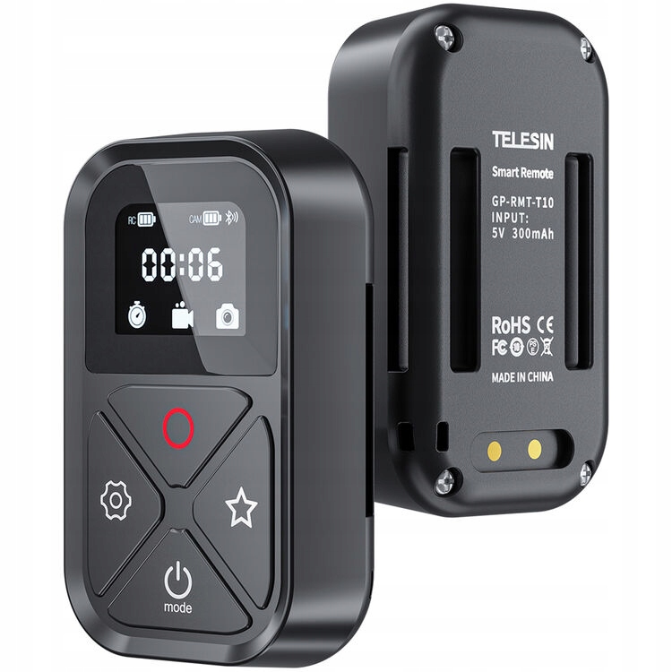 Bezdrátový dálkový ovladač pro kamery GoPro Hero 12 11 10 9 8 Black