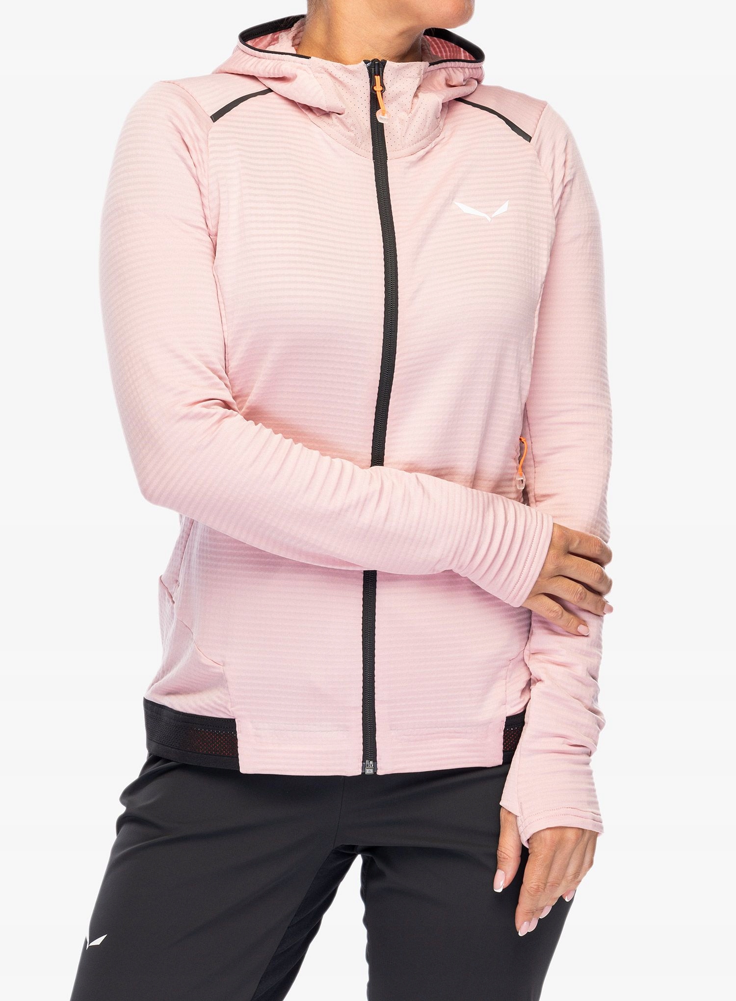 Mikina treková mikina Salewa Pedroc Pl Hooded Jacket zephyr 38 (M)