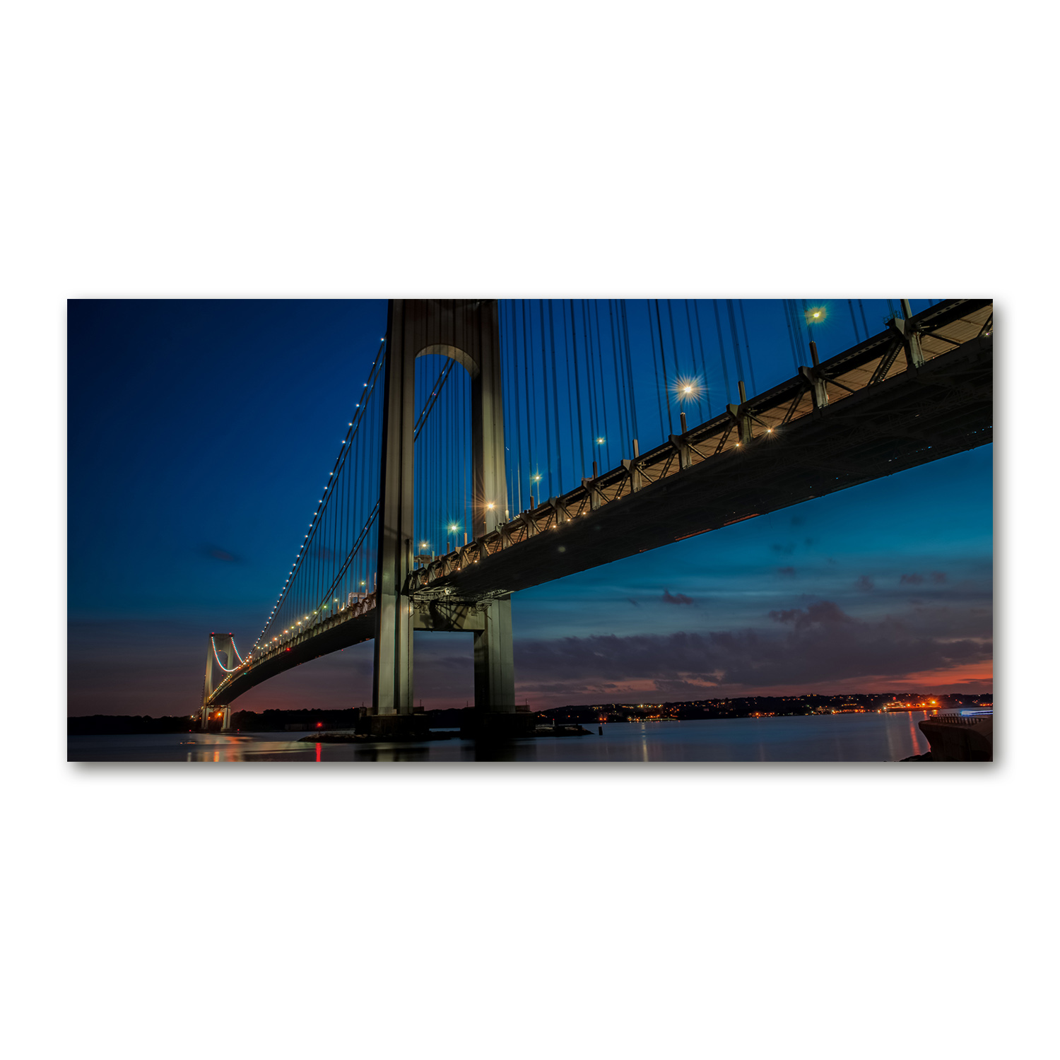 

Foto obraz szkło akryl Most Brookliński 120X60 cm