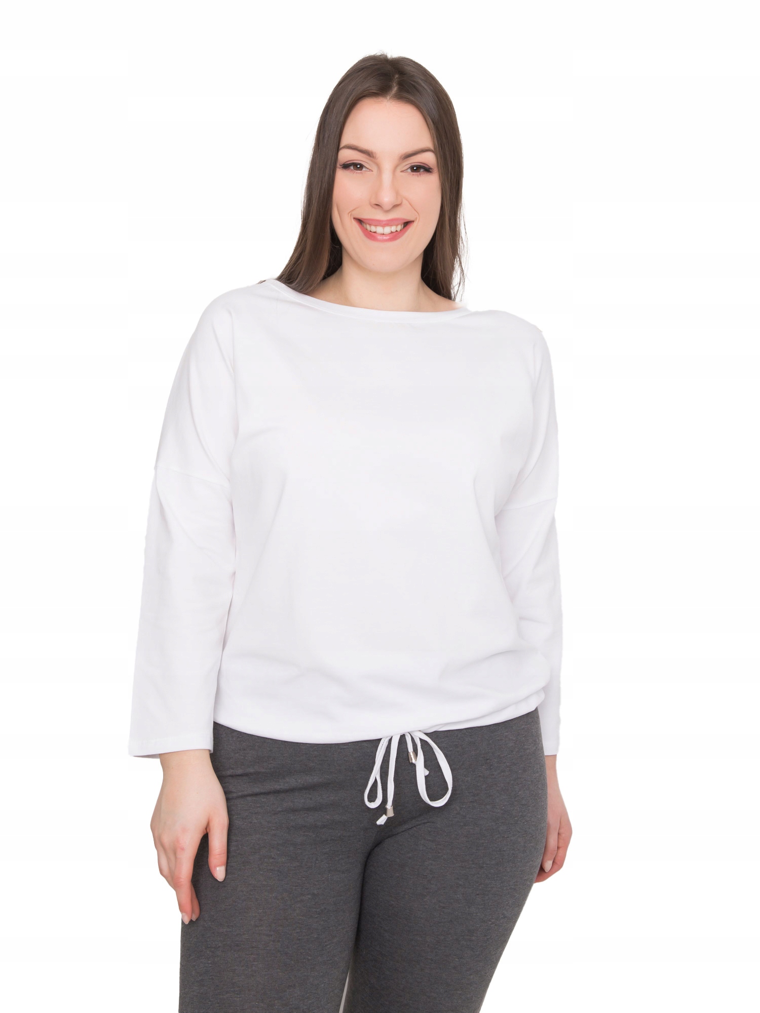 

Rewelacyjna Gładka Bluzka damska Plus Size 2XL