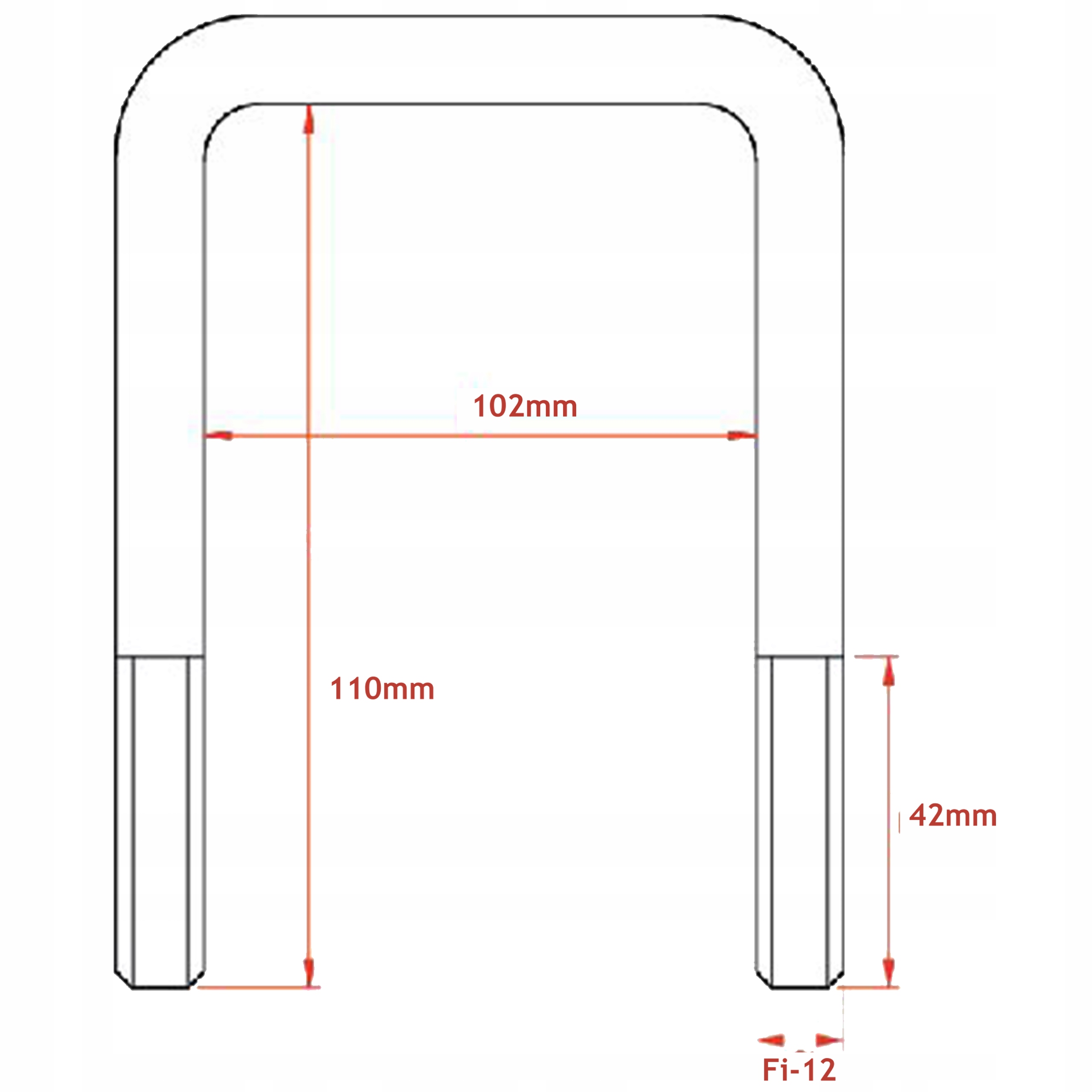 Jarzemko z nakładką do zęba kultywatora stary typ Waga produktu z opakowaniem jednostkowym 1 kg