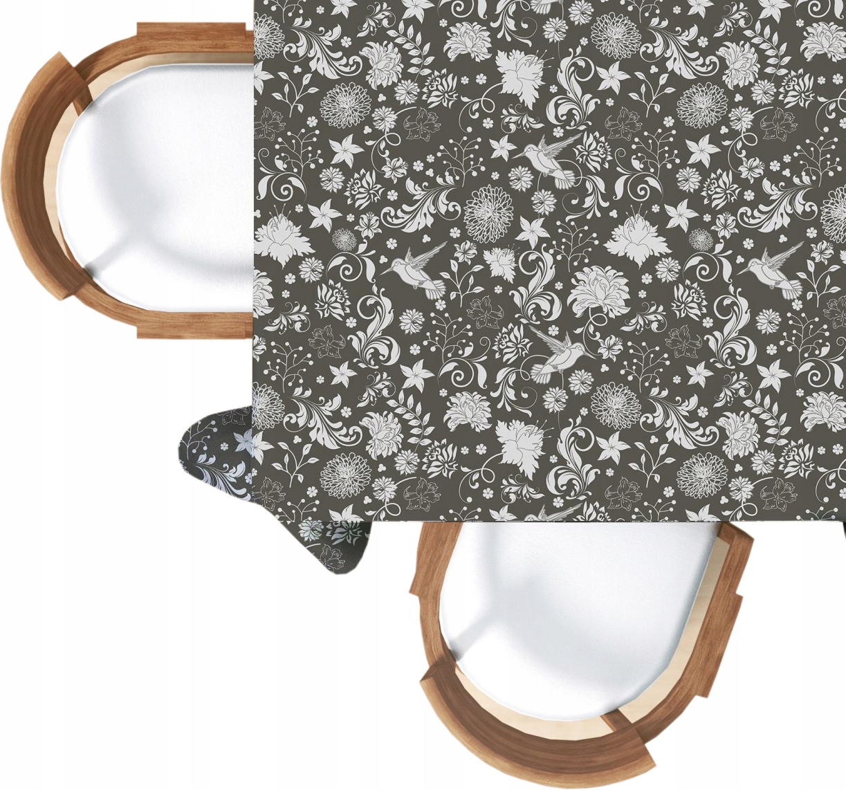 OBRUS PLAMOODPORNY NA WYMIAR - PROSTOKĄT KOŁO OWAL KOLIBER