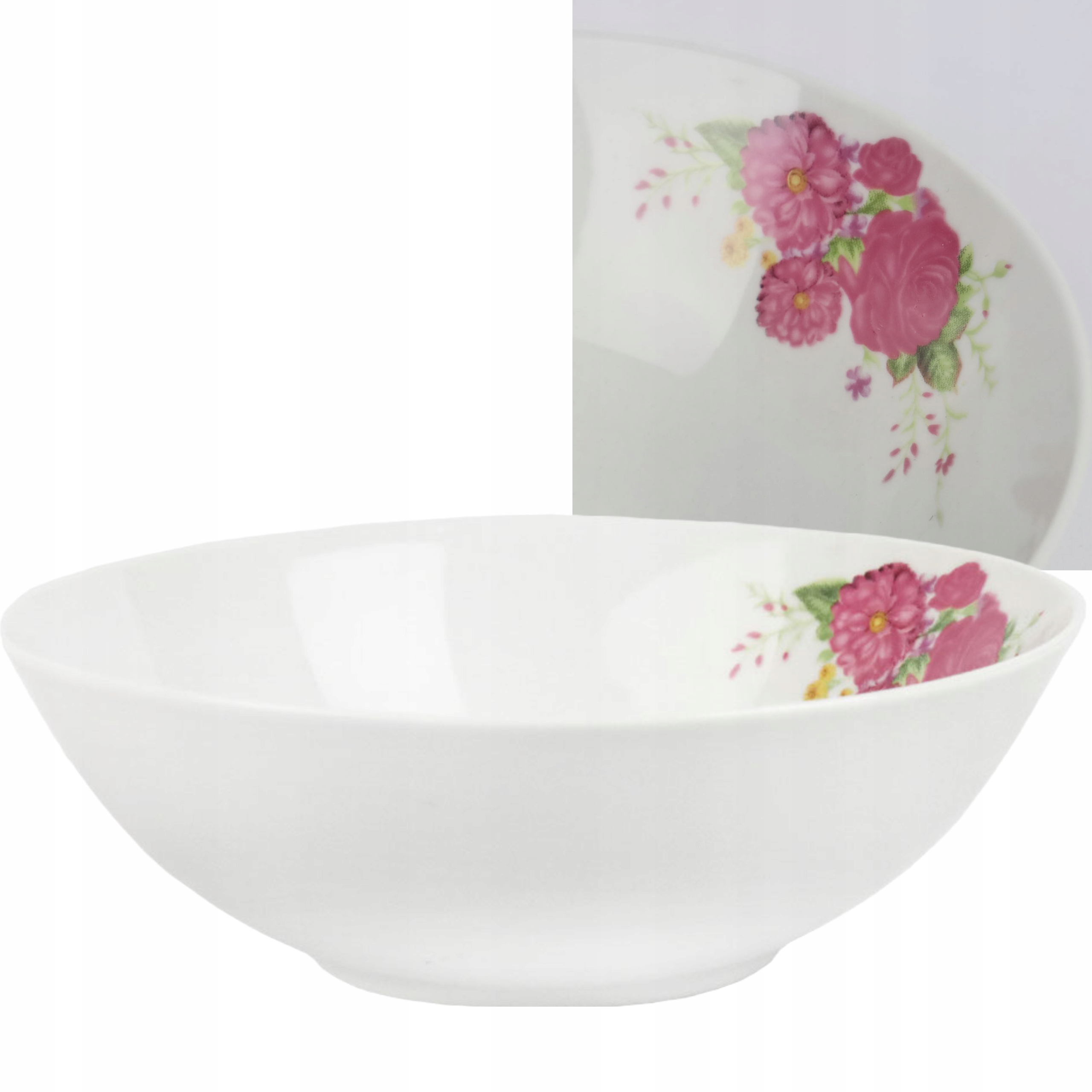

Salaterka Miska Biała 18 CM Miseczka Porcelanowa