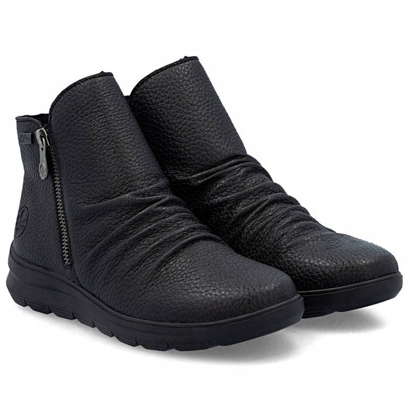 Dámské kotníkové boty voděodolné boty Rieker Z0056-00 Black černé teplé Tex VEL.37