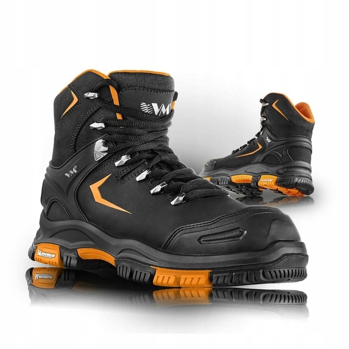 BUTY ROBOCZE VM MICHELIN OBUWIE TRZEWIKI SKÓRA HYDROFOBOWA S3 MOCNE