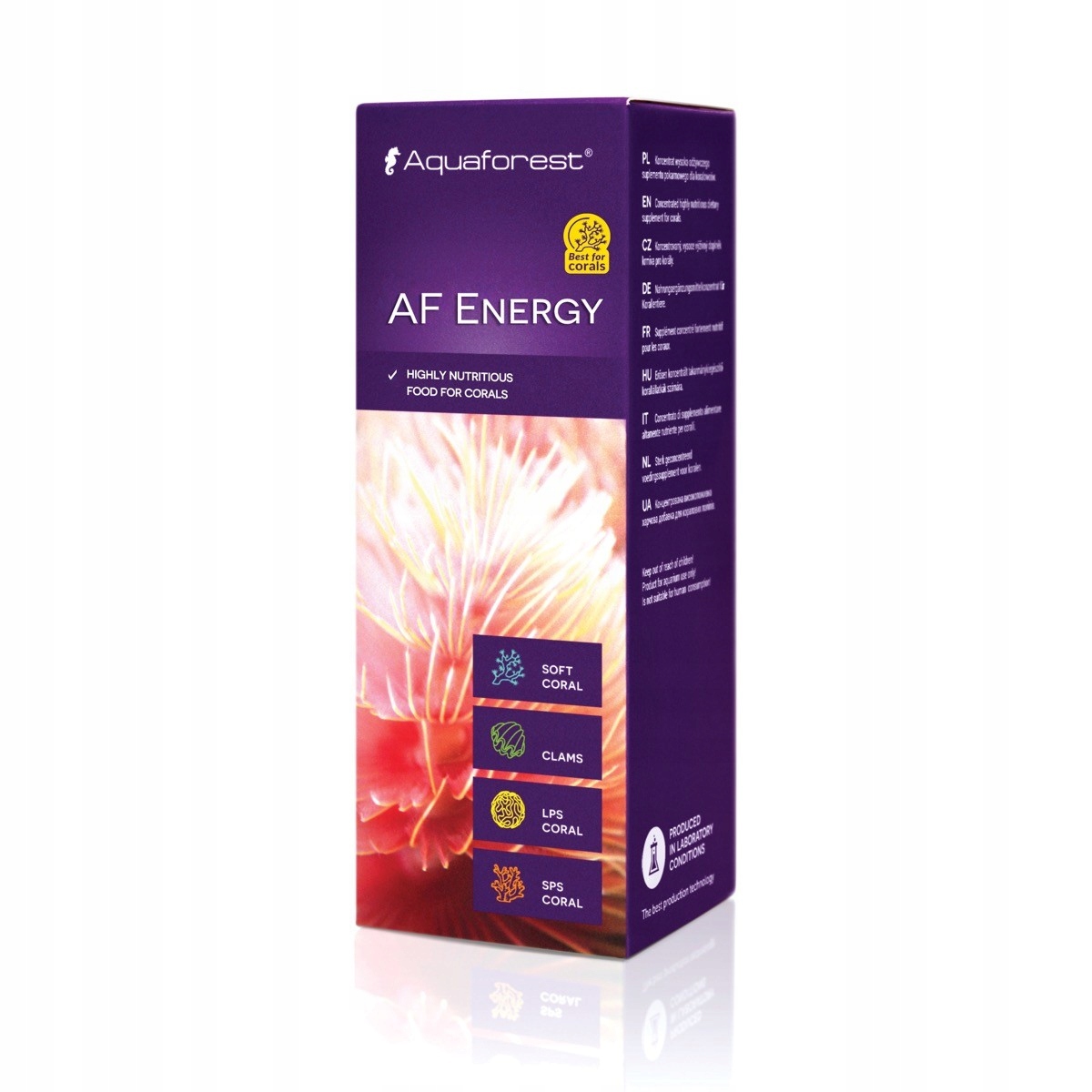 Přípravek Krmivo Pro Korály V Mořském Akváriu Energy 50 ML Aminokyseliny