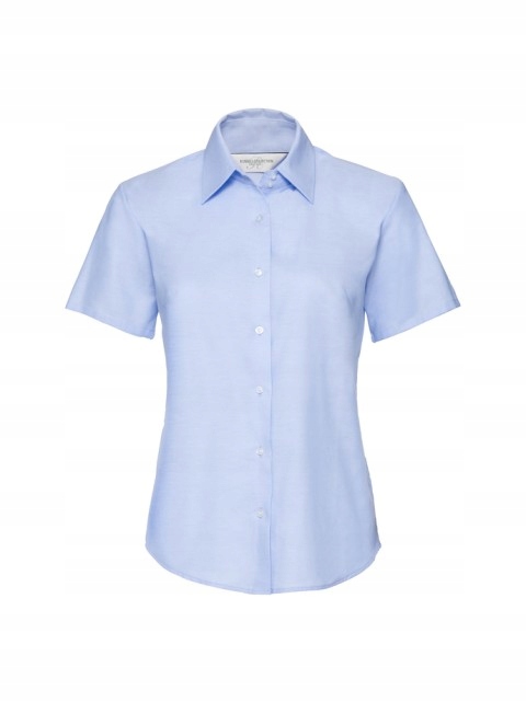 Dámská košile s krátkým rukávem Oxford Russell Oxford Blue Xs