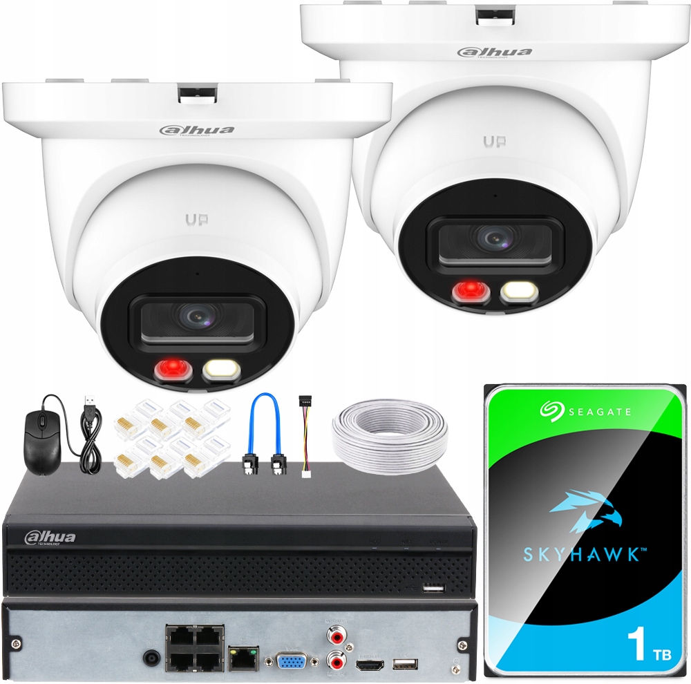 Ip monitorovací sada pro rozšíření 2x 4Mpx Ir/led kamera 4CH rekordér