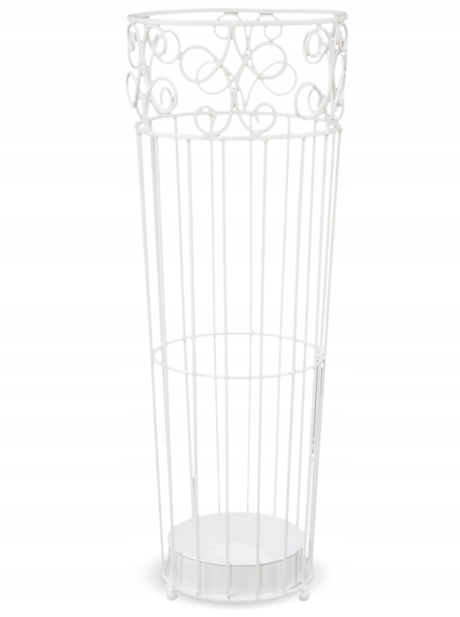 Deštník bílý, nádoba na deštníky, dekorace bílá, retro dekorace