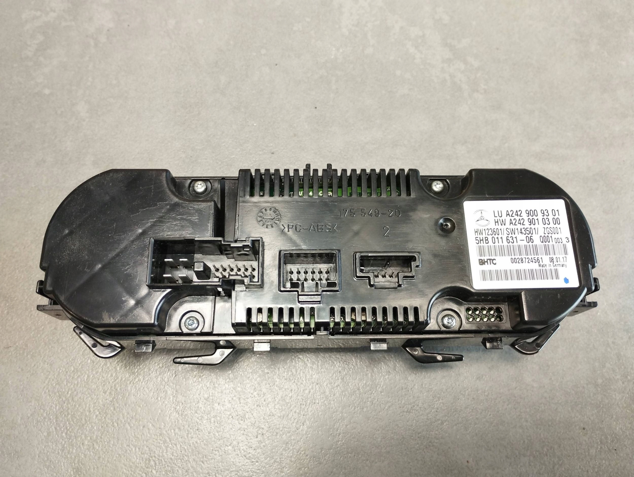 Mercedes-Benz B W246 W242 Unite commande clima A2429009301
