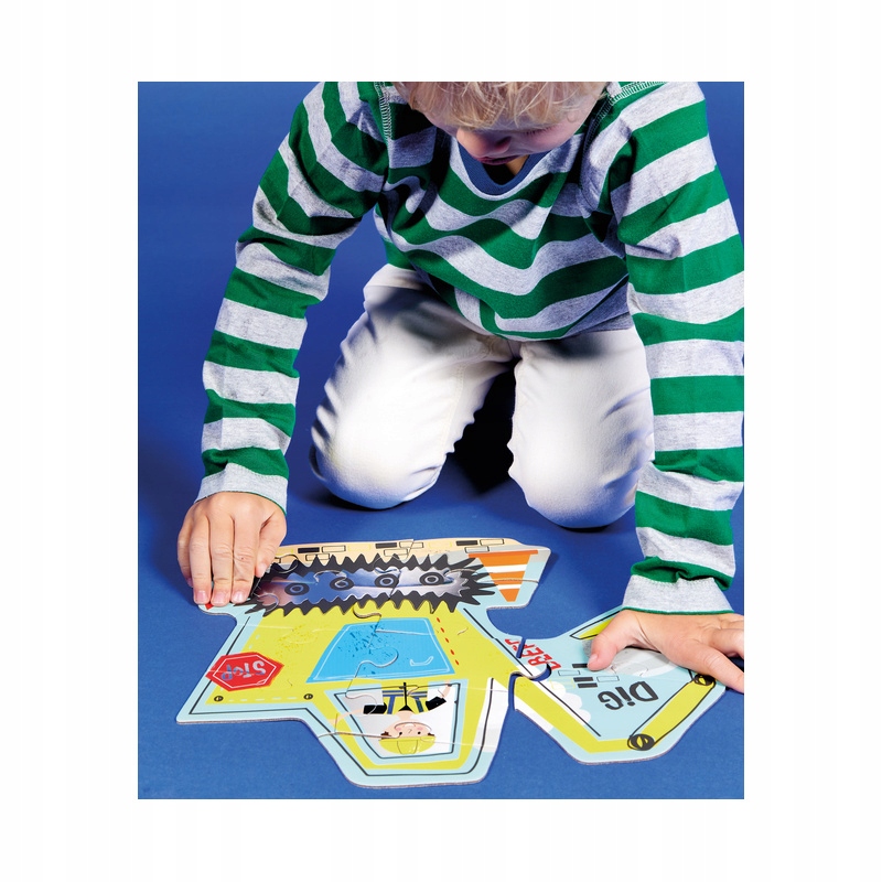 Floss&Rock Puzzle 12 el. Na budowie Marka inna