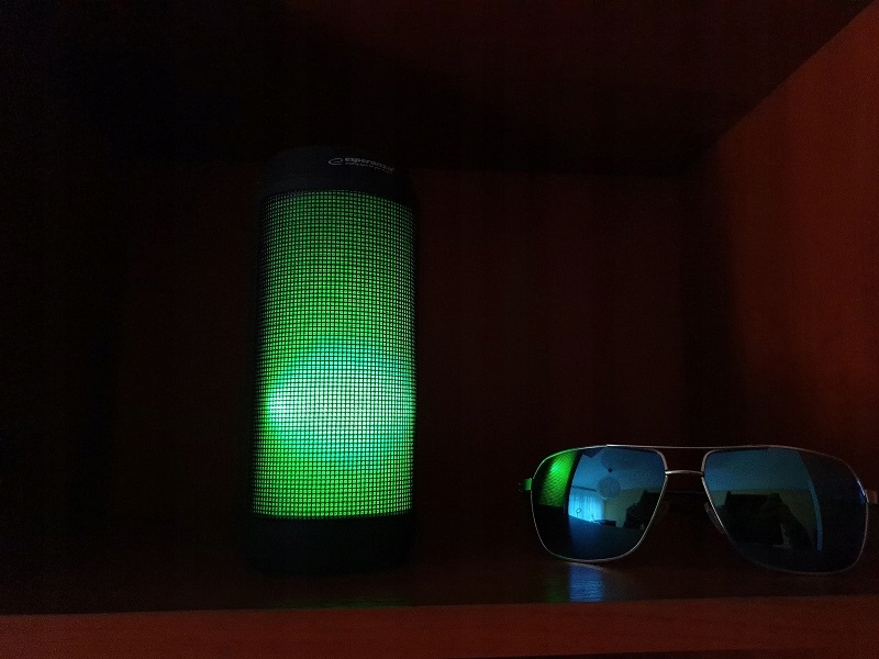 Bezprzewodowy GŁOŚNIK bluetooth SD USB na trening Kolor czarny