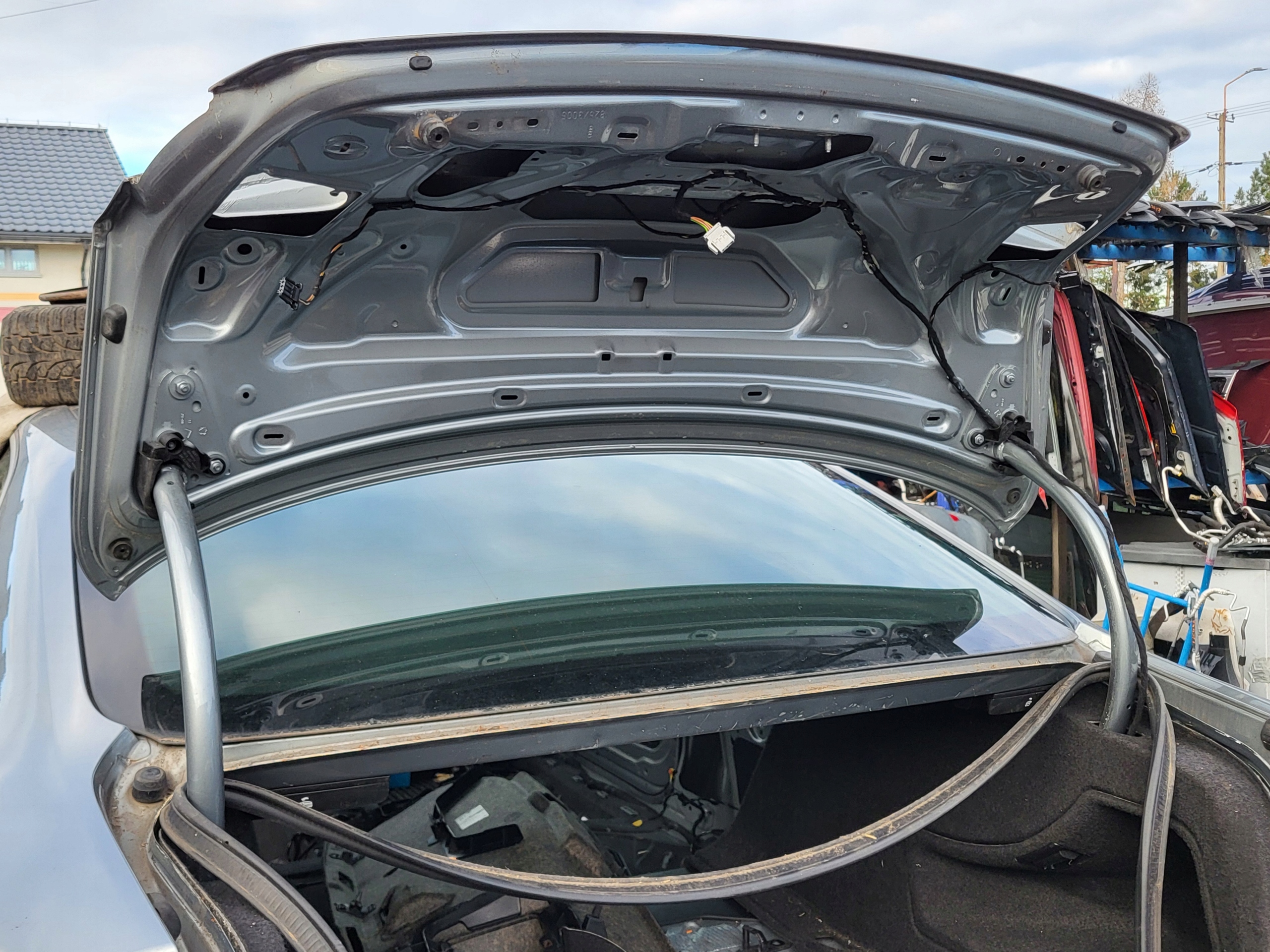 boot doors boot AUDI A5 8T COUPE PRZEDLIFT OE SREBRNY LYZG