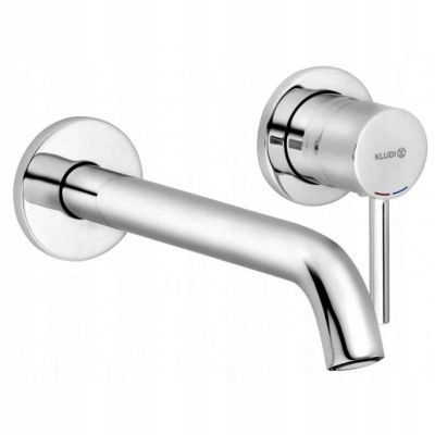 Podomietková umývadlová batéria Kludi Bozz chróm s dlhým výtokom 382450576