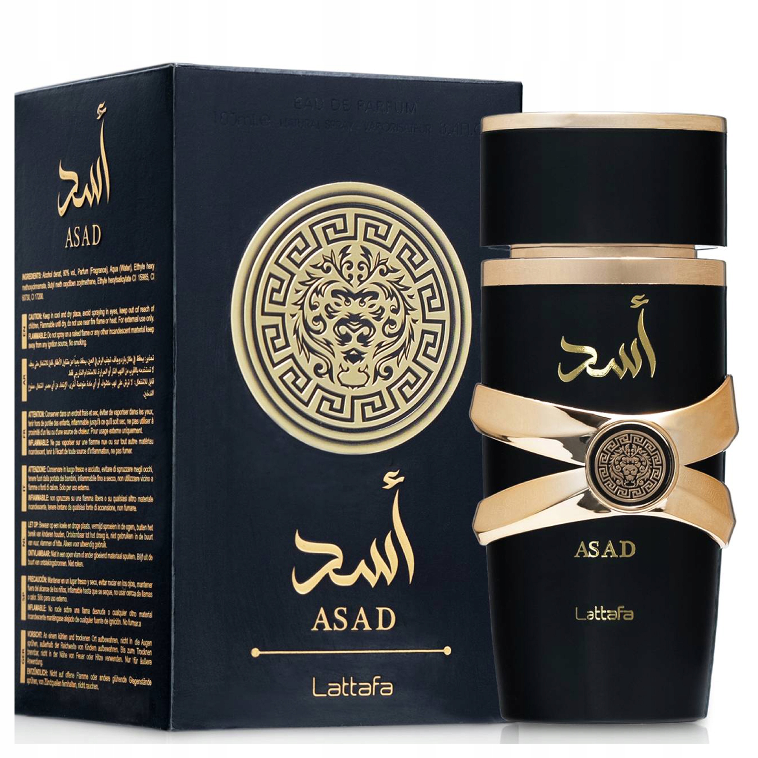 Arabské Parfémy Pánské Originál Lattafa Asad 100 ml Čerstvé Silná Projekce