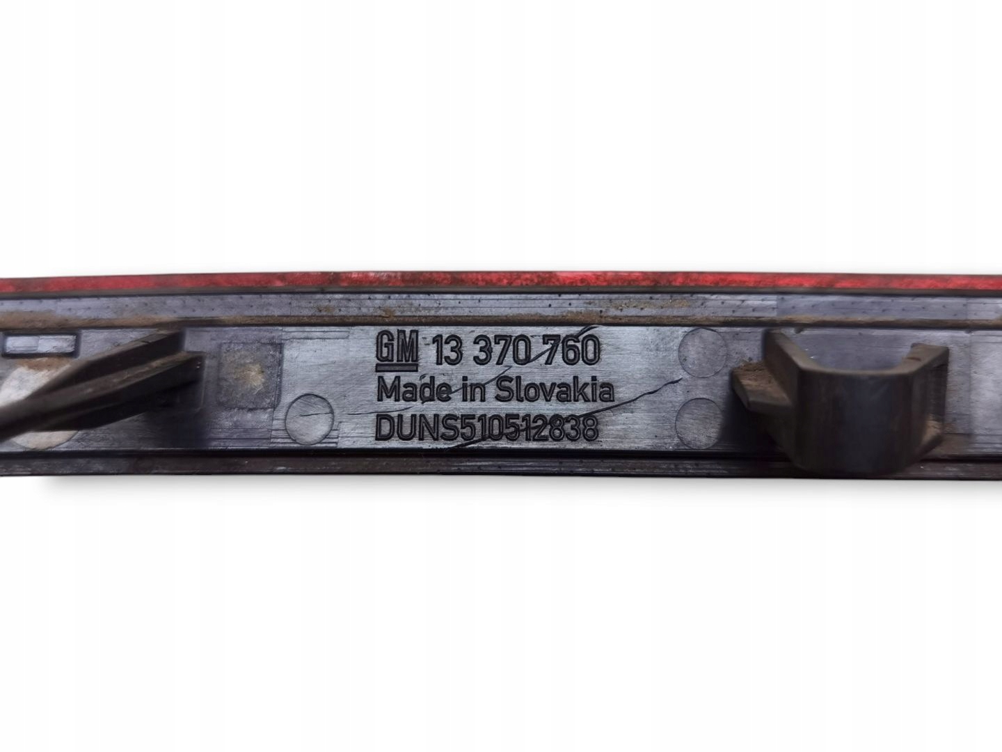 Odblask right side Opel Astra J facelift 2013 13370760