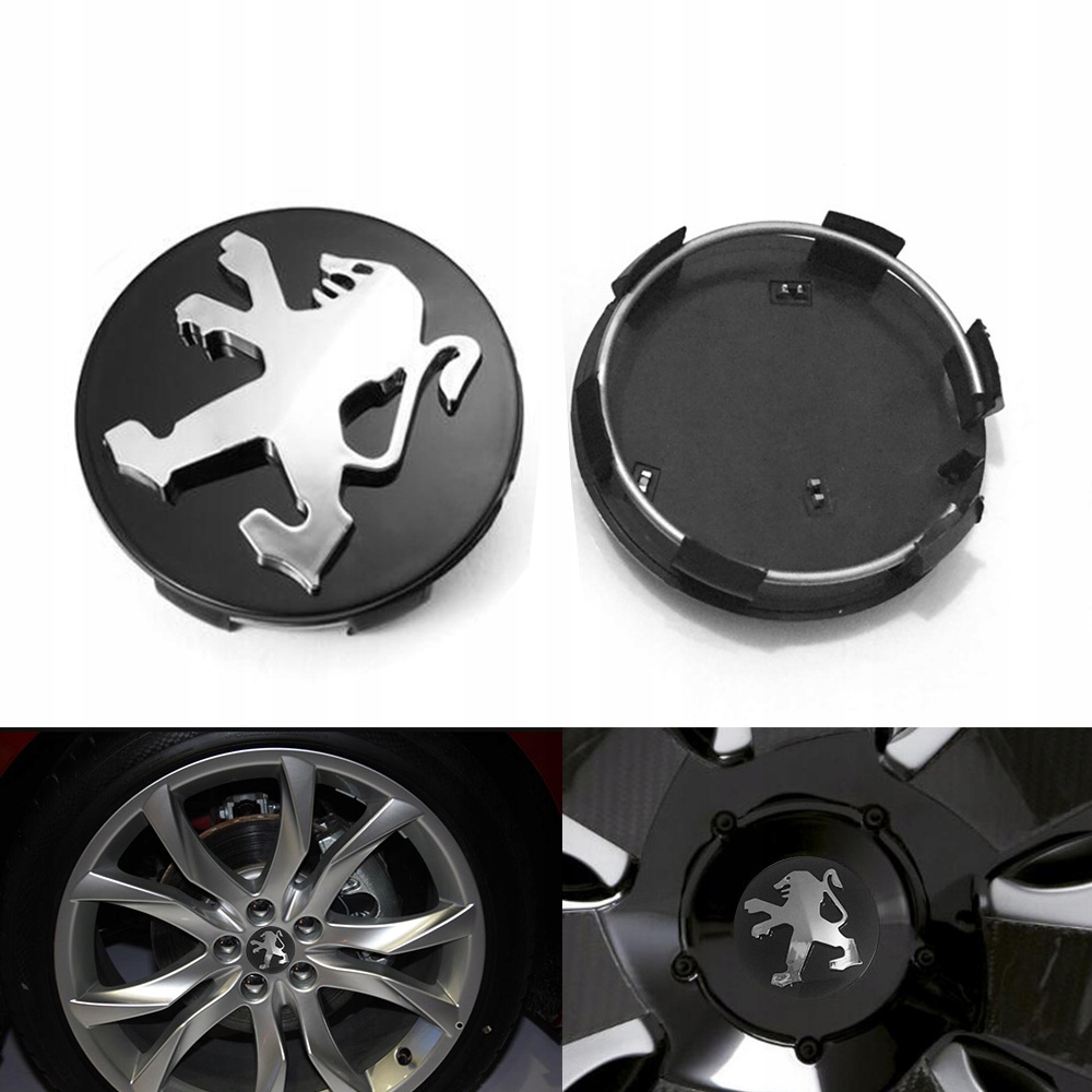 

Peugeot Dekielek Dekielki Kapsle Dekiel 60MM 4szt