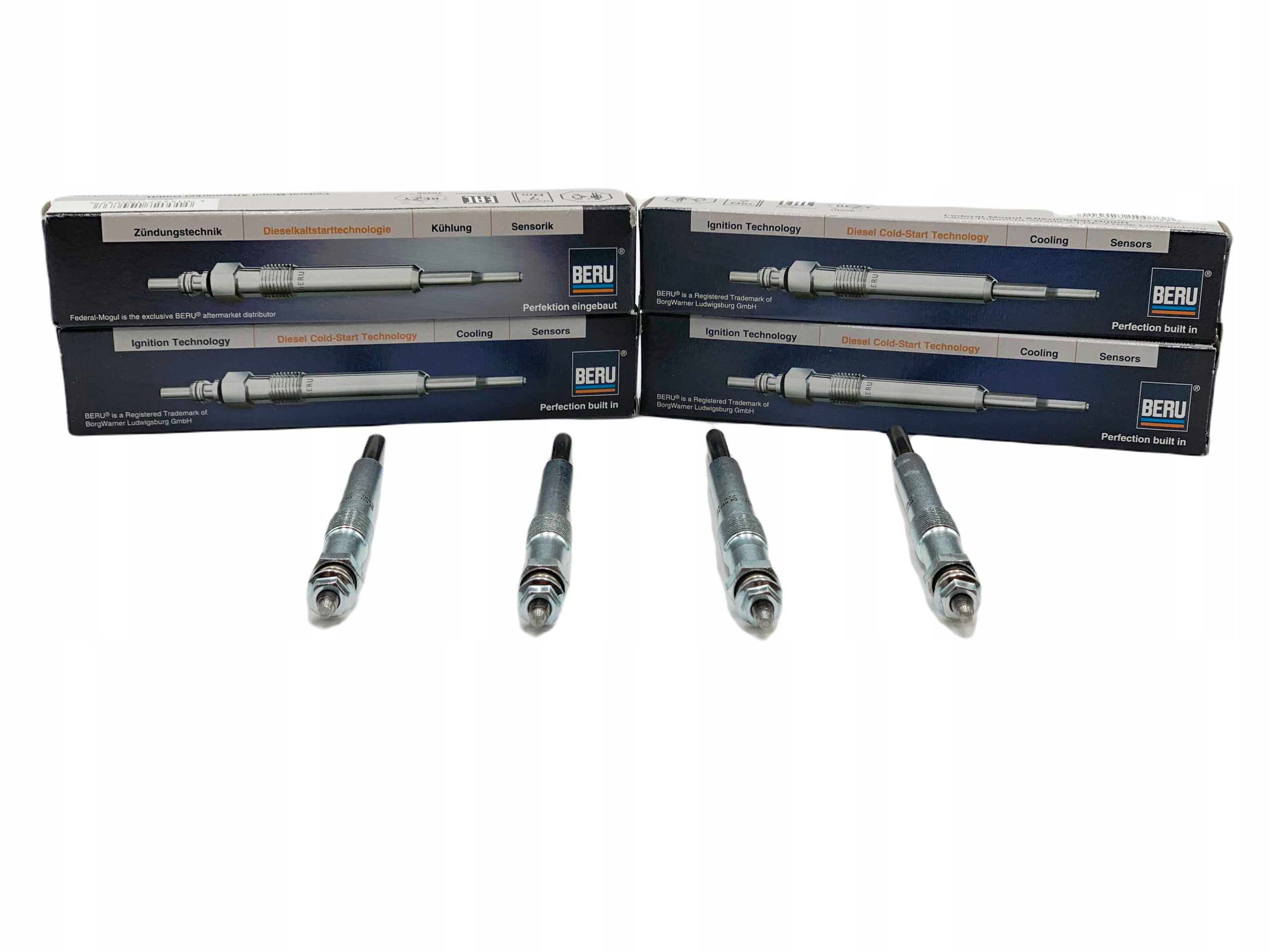 GN054 - 4XСВЕТКА НАКАЛИВАНИЯ FORD FOCUS MK2 C-MAX 2.0 TDCI BERU