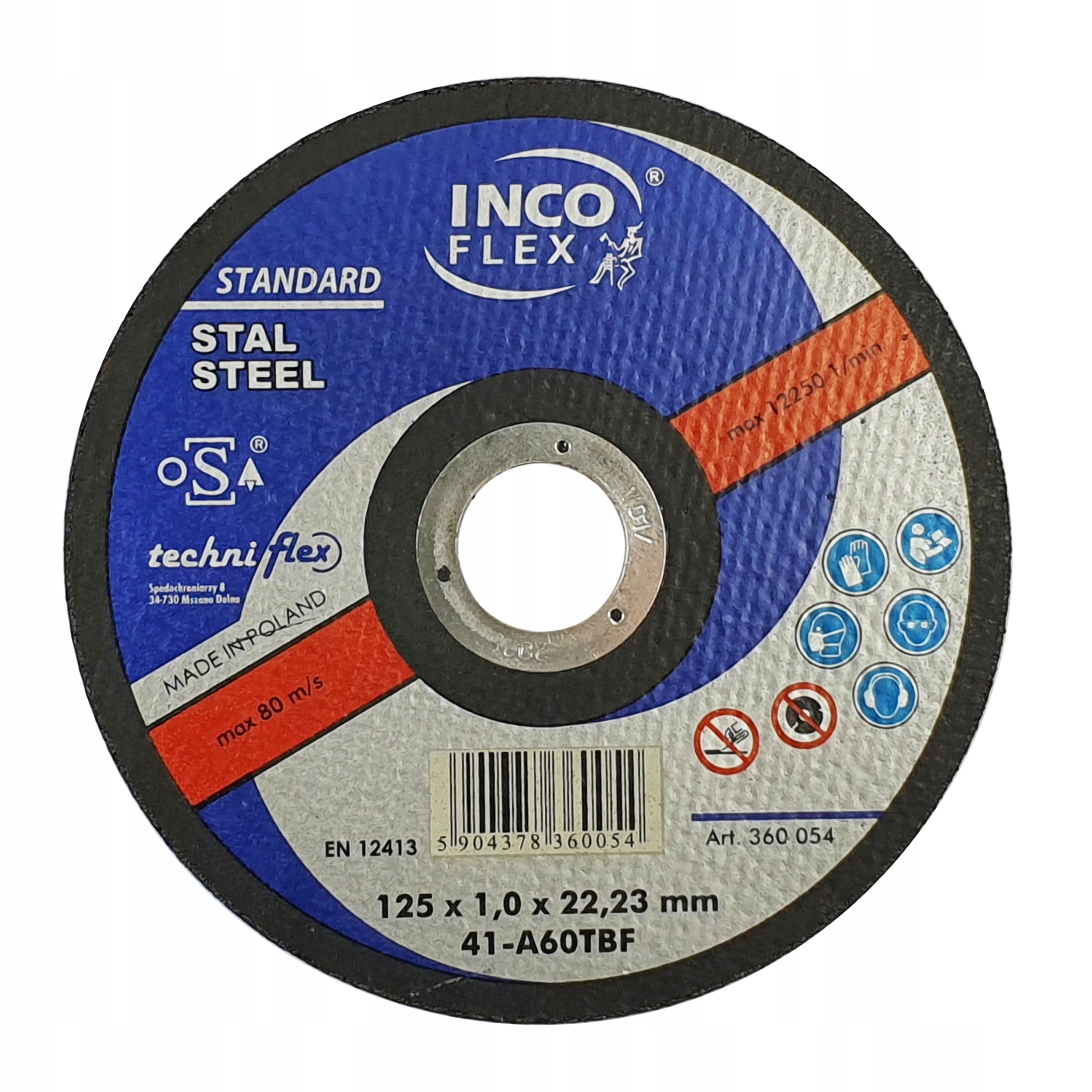 

Tarcze do cięcia metalu 125x1,0 Inco Flex 50 szt.