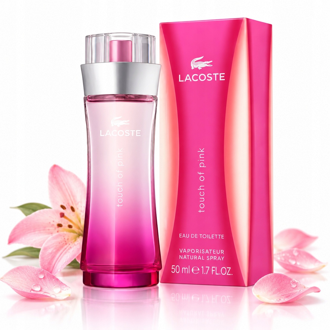 Lacoste Touch of Pink Edt 50 ml Woda Toaletowa dla Kobiet Kwiatowo-Owocowa