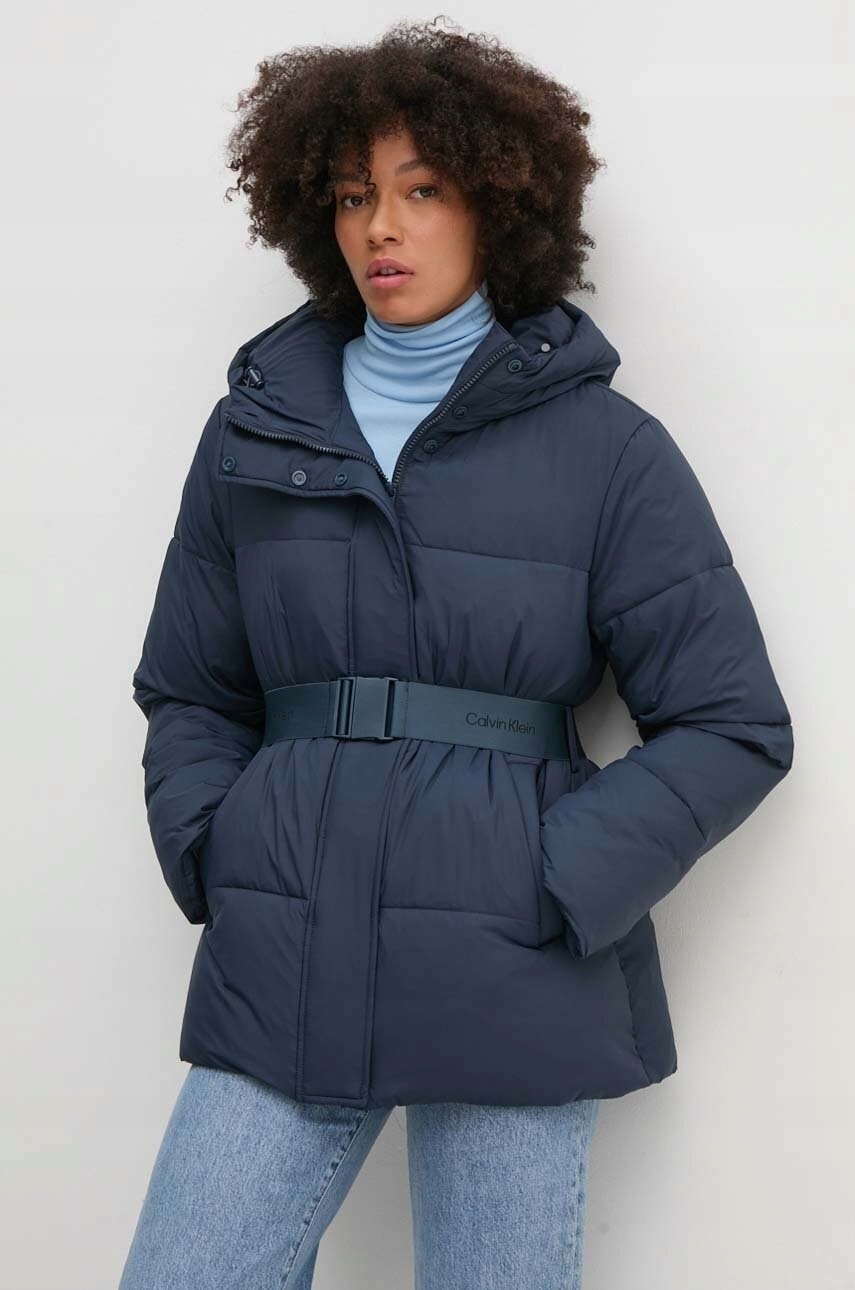 Calvin Klein Džínová Dámská Péřová Bunda Kabát J20J224107 Ppk R M