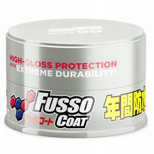 SOFT99 FUSSO COAT 12 MONTHS WAX LIGHT 200G (TWARDY WOSK)
