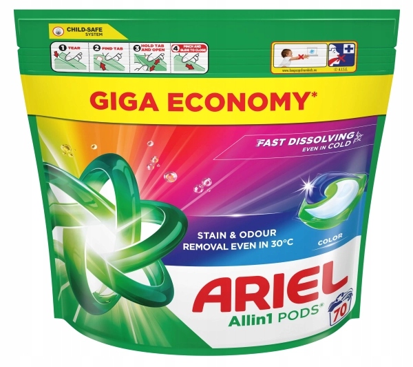 Kapsułki do prania Ariel All in 1 Color 70 sztuk