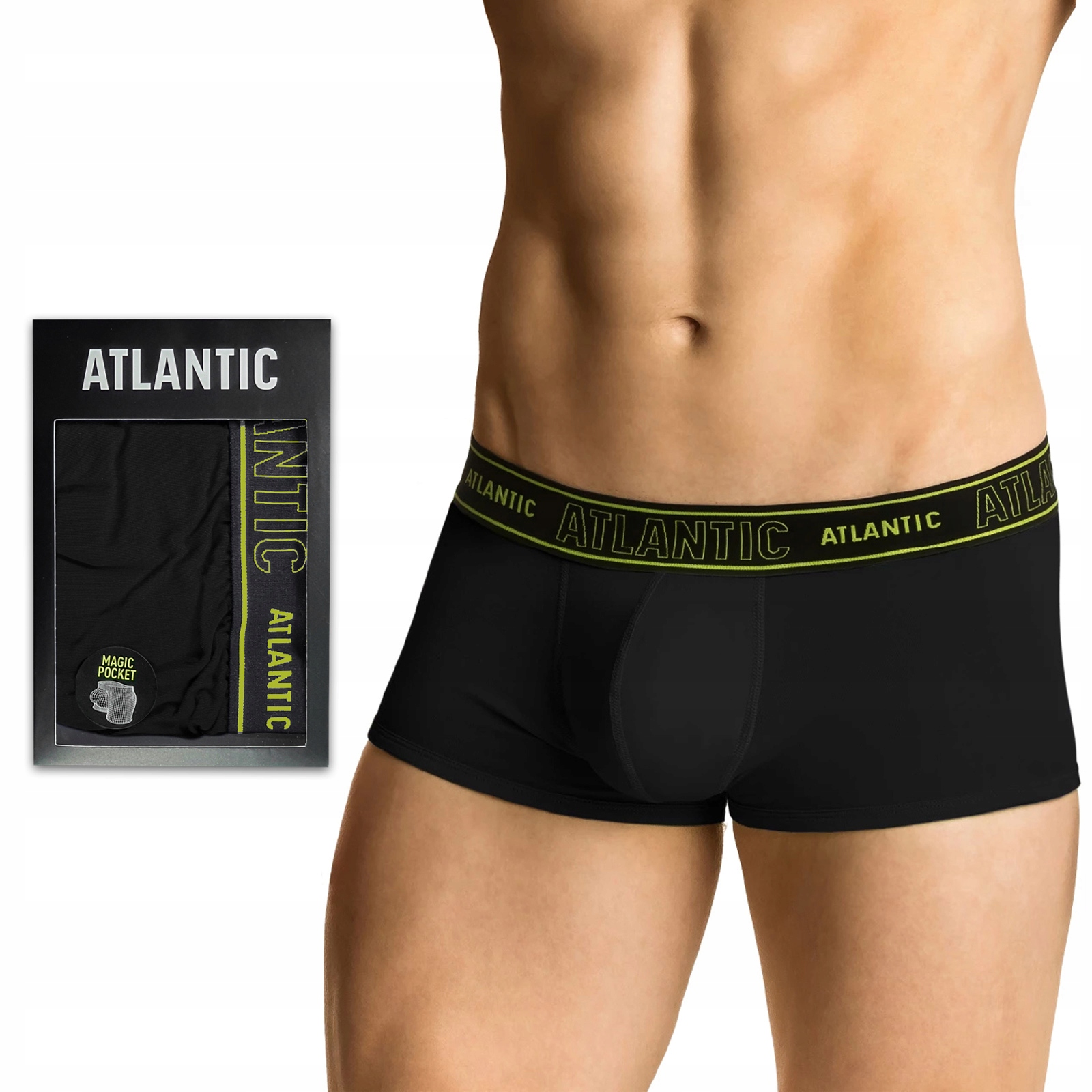 

Bokserki Męskie push-up Atlantic MH-1191 XXL