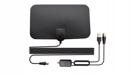 PŁASKA CIENKA WEWNĘTRZNA ANTENA 4K HDTV AKTYWNA WEWNĘTRZNA CYFROWA ATSC - ANTENA SIGNA