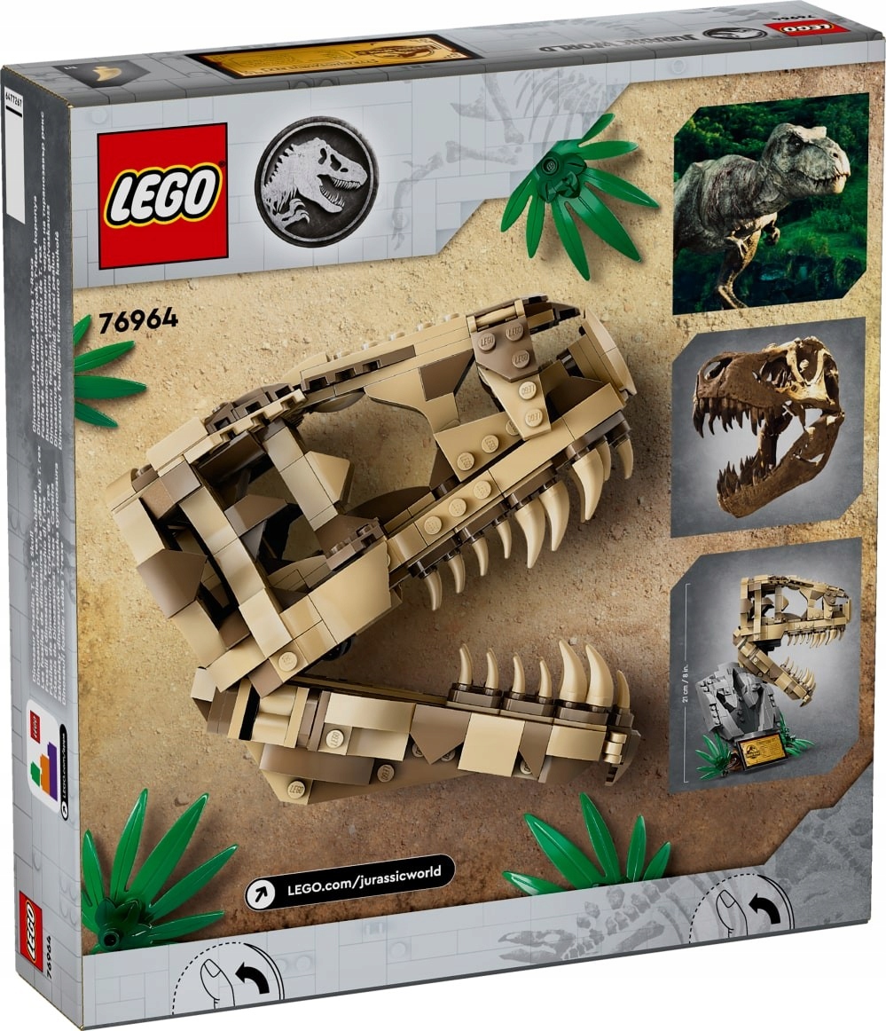 LEGO Jurassic World 76964 Szkielety dinozaurów - czaszka Tyranozaura Marka LEGO