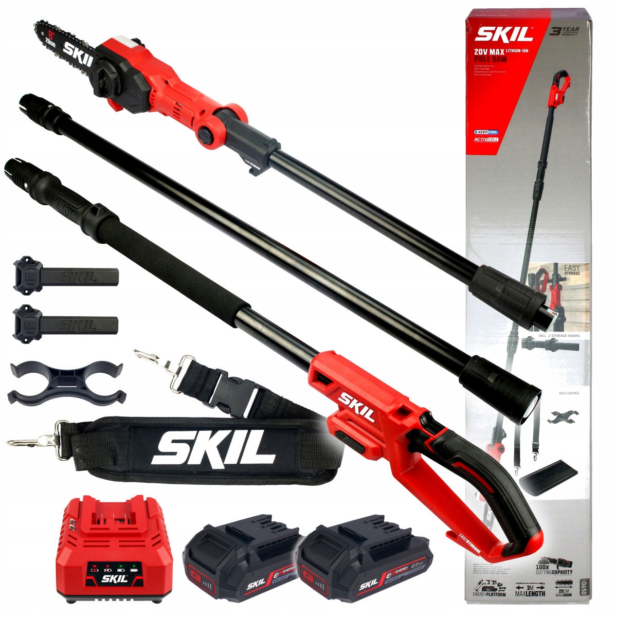 

Piła Teleskopowa 20cm 20V 0650 Skil 2x2,0Ah
