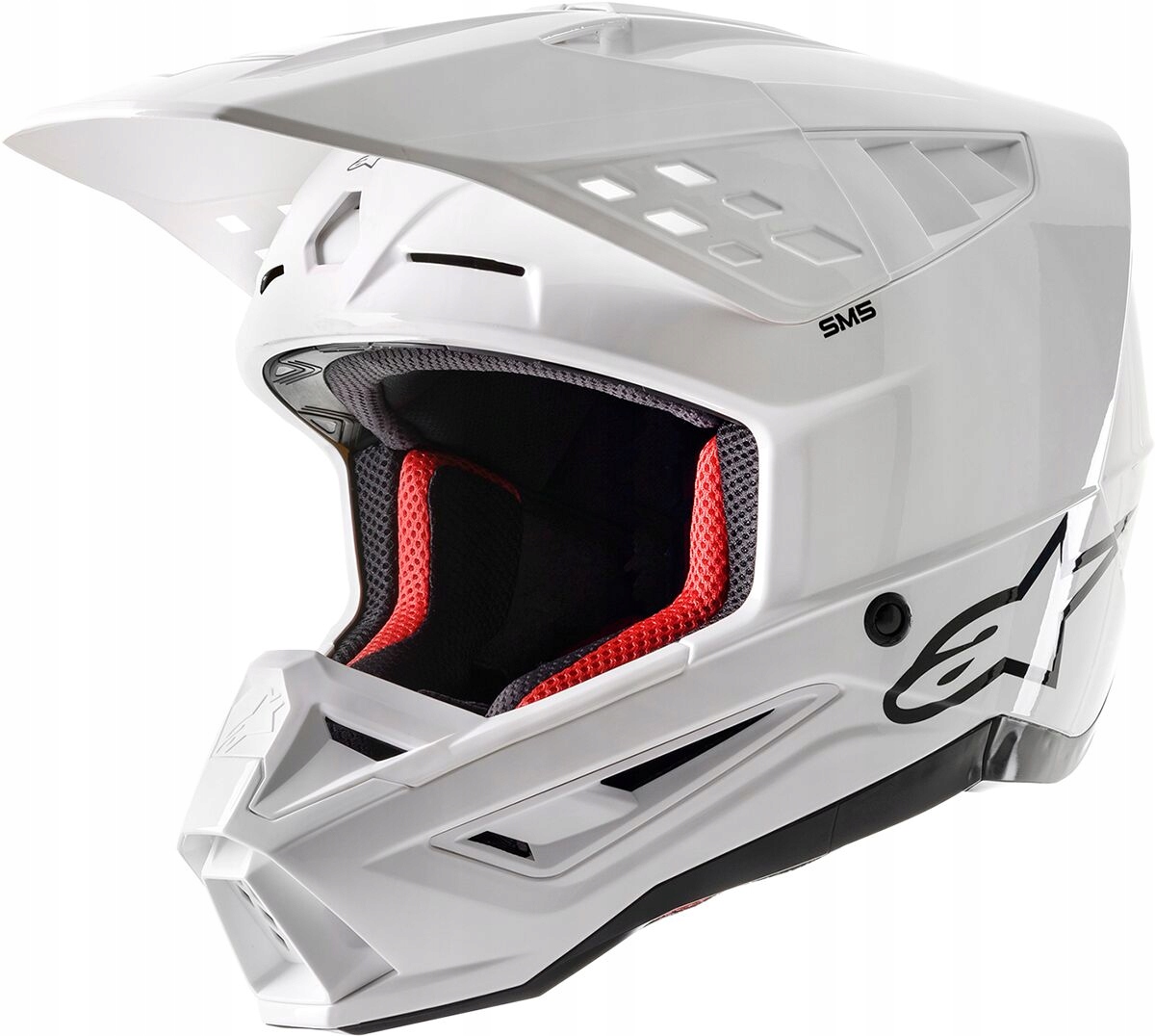 Crossová Prilba Alpinestars Supertech M5 Solid White L