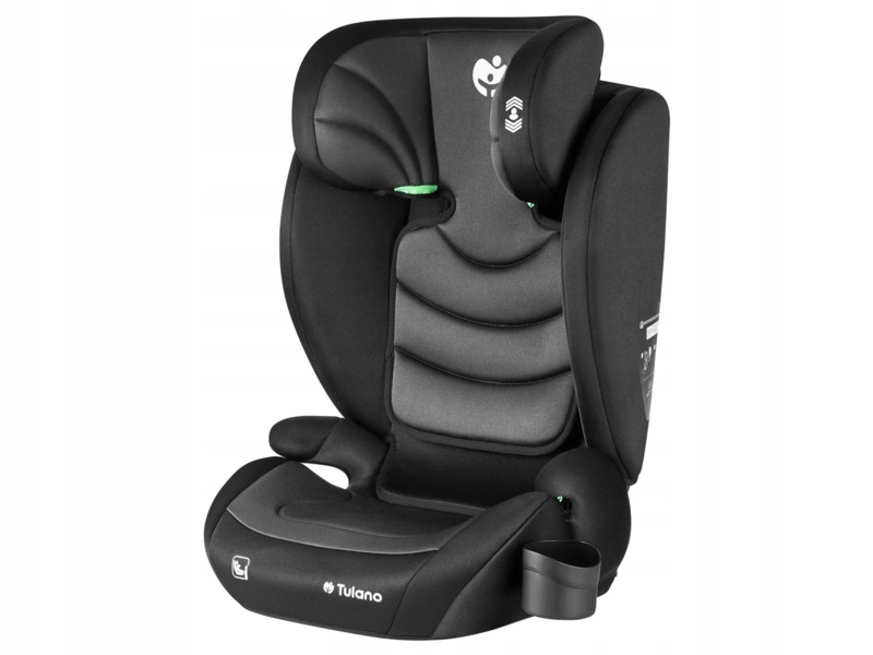 Fotelik samochodowy Tulano Joy 20 I-Size 100-150 cm (15-36 kg) Czarno-szary