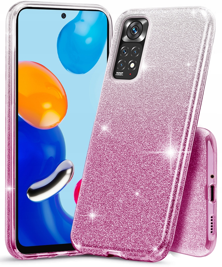 

Etui Brokat Case Szkło do Xiaomi Redmi Note 11 11S