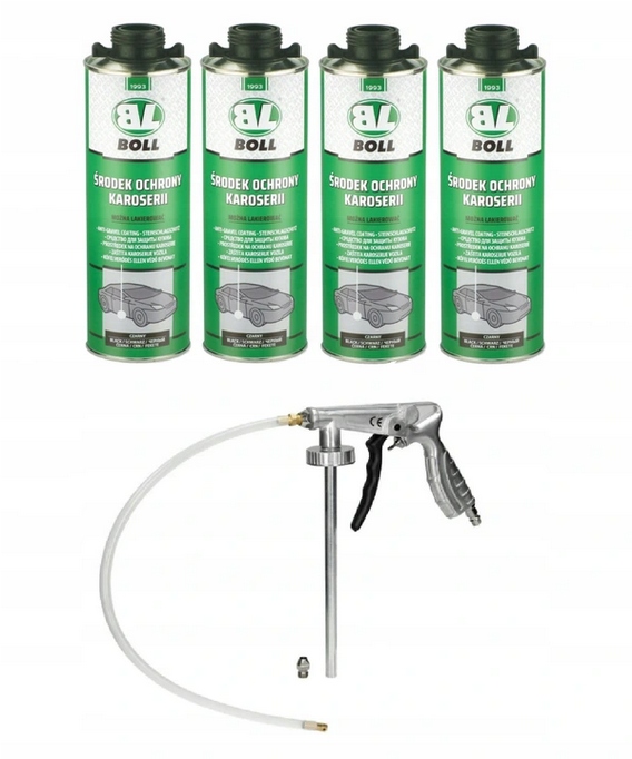 BOLL ZESTAW DO KONSERWACJI PODWOZIA 4x1L +PISTOLET