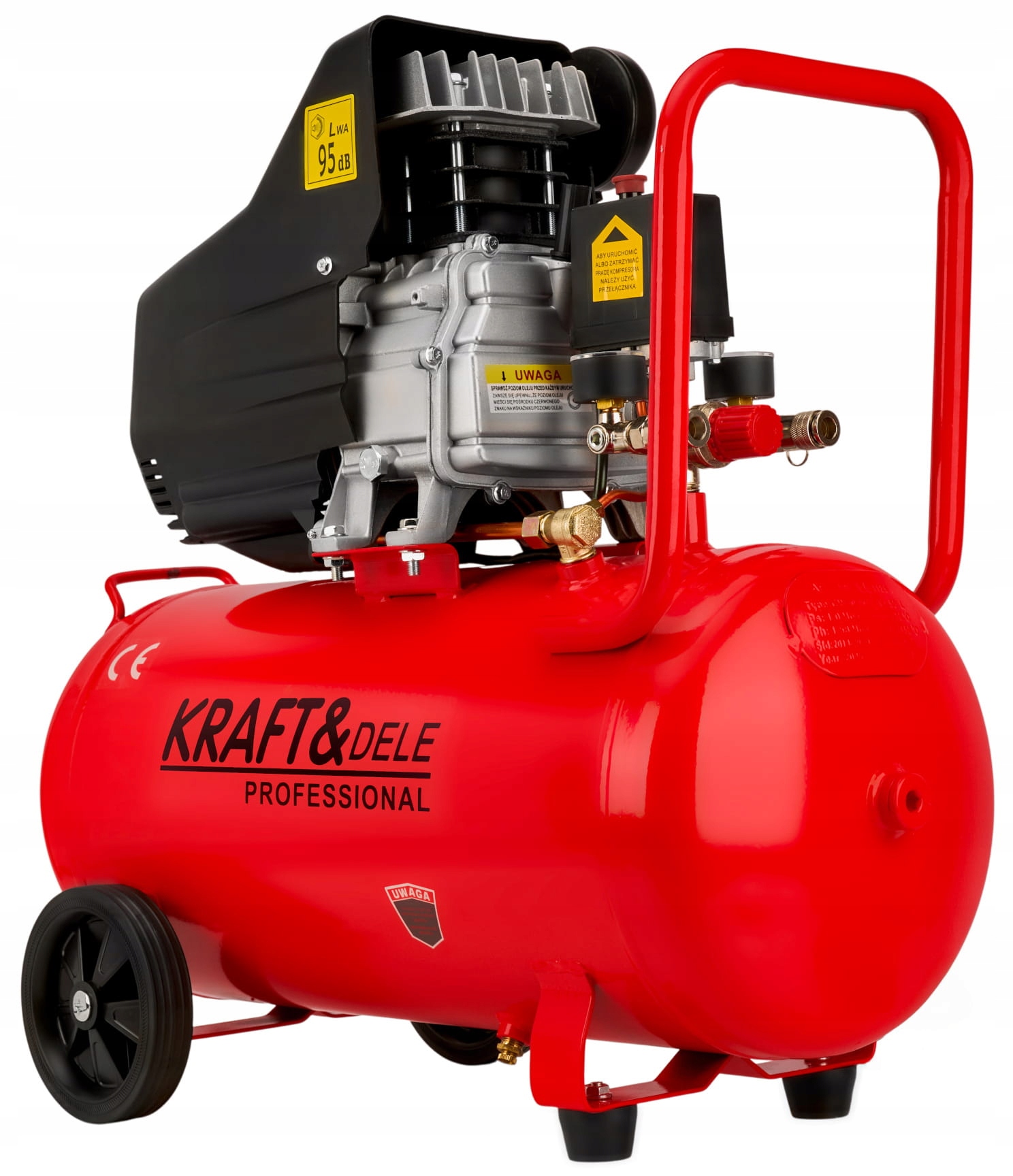 Olejový kompresor Kraft&Dele KD401 50L 2,8kW 8 Bar Výkonný