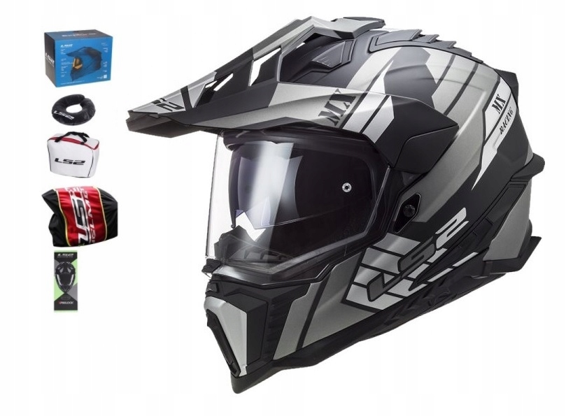 

Kask LS2 MX701 Explorer Atlantis Matt Titaniu XXL