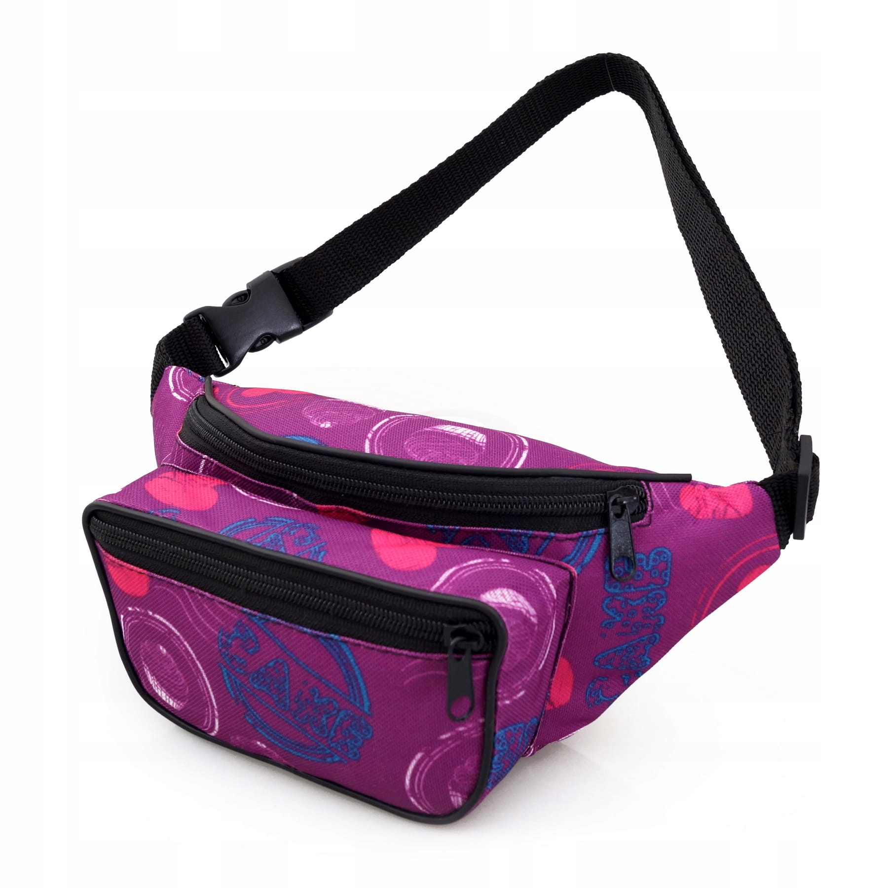 

Nerka saszetka biodrówka ciasteczka N072 fioletowa