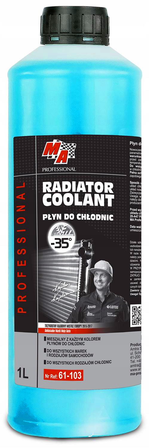 MOJE AUTO PŁYN DO CHŁODNIC NIEBIESKI - 1L