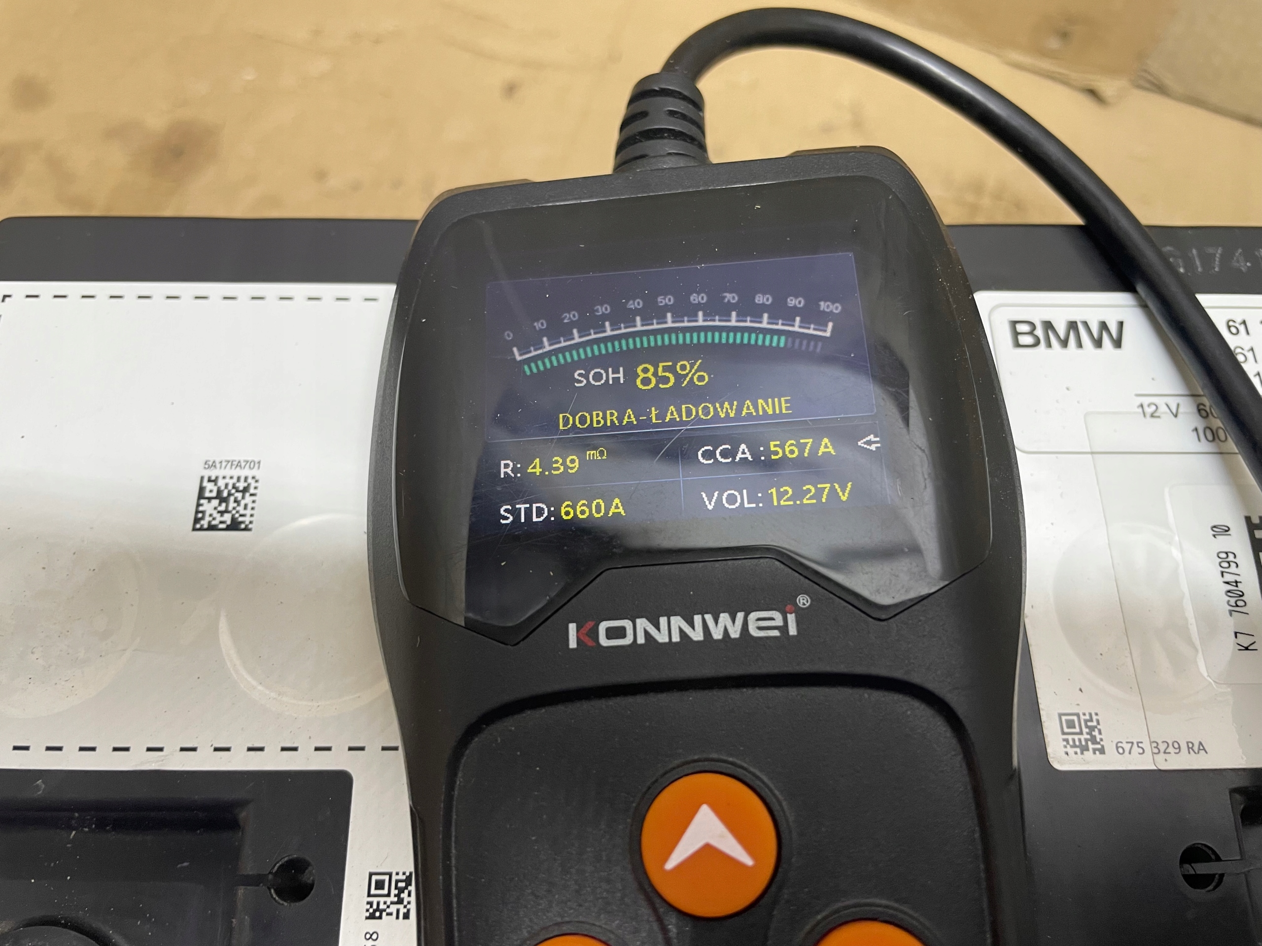 Batteria AGM START-STOP 12V 60AH 660AH BMW 2021R Originale