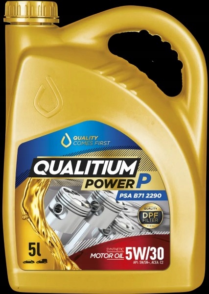 Qualitium power p c2 5w30 5l sn/sn+, c2, psa b712290, rn0700, gm dexos2