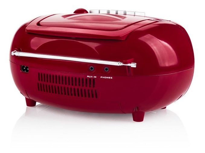 BOOMBOX HYUNDAI 788R USB AUX CD MP3 WYŚWIETLACZ Kolor czerwony