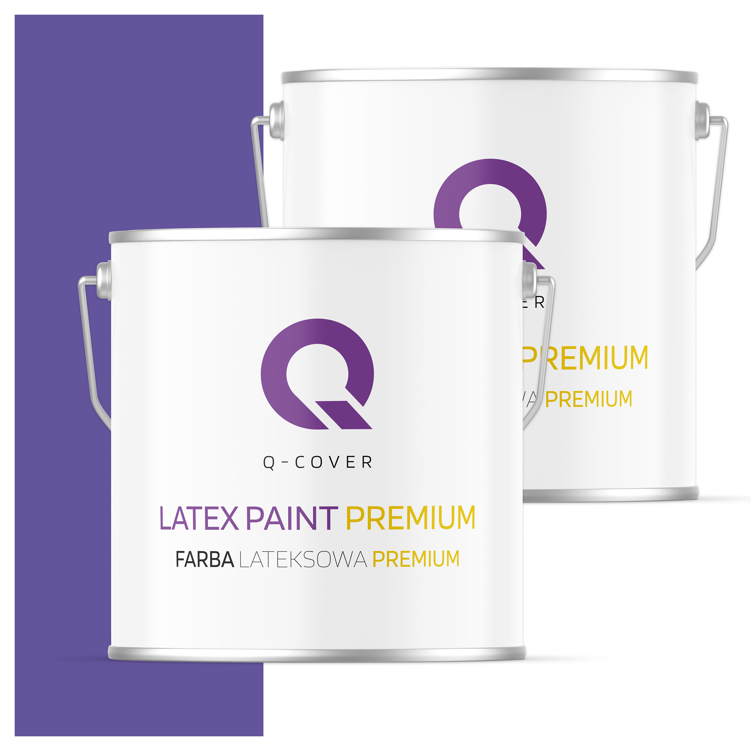 Umývateľná farba na steny stropov 5L Hlboká matná purpurová H2711