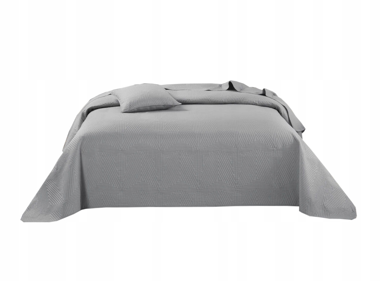 Dekorativní přehoz Trio 240x260 prošívaná, šedý