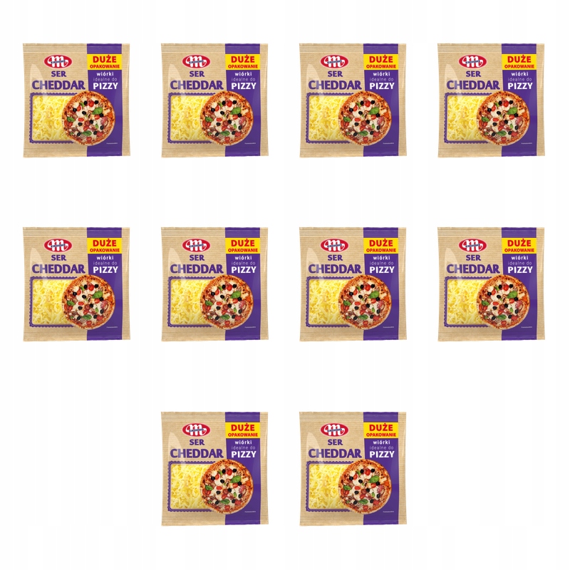Mlekovita Ser Cheddar wiórki 300g X10