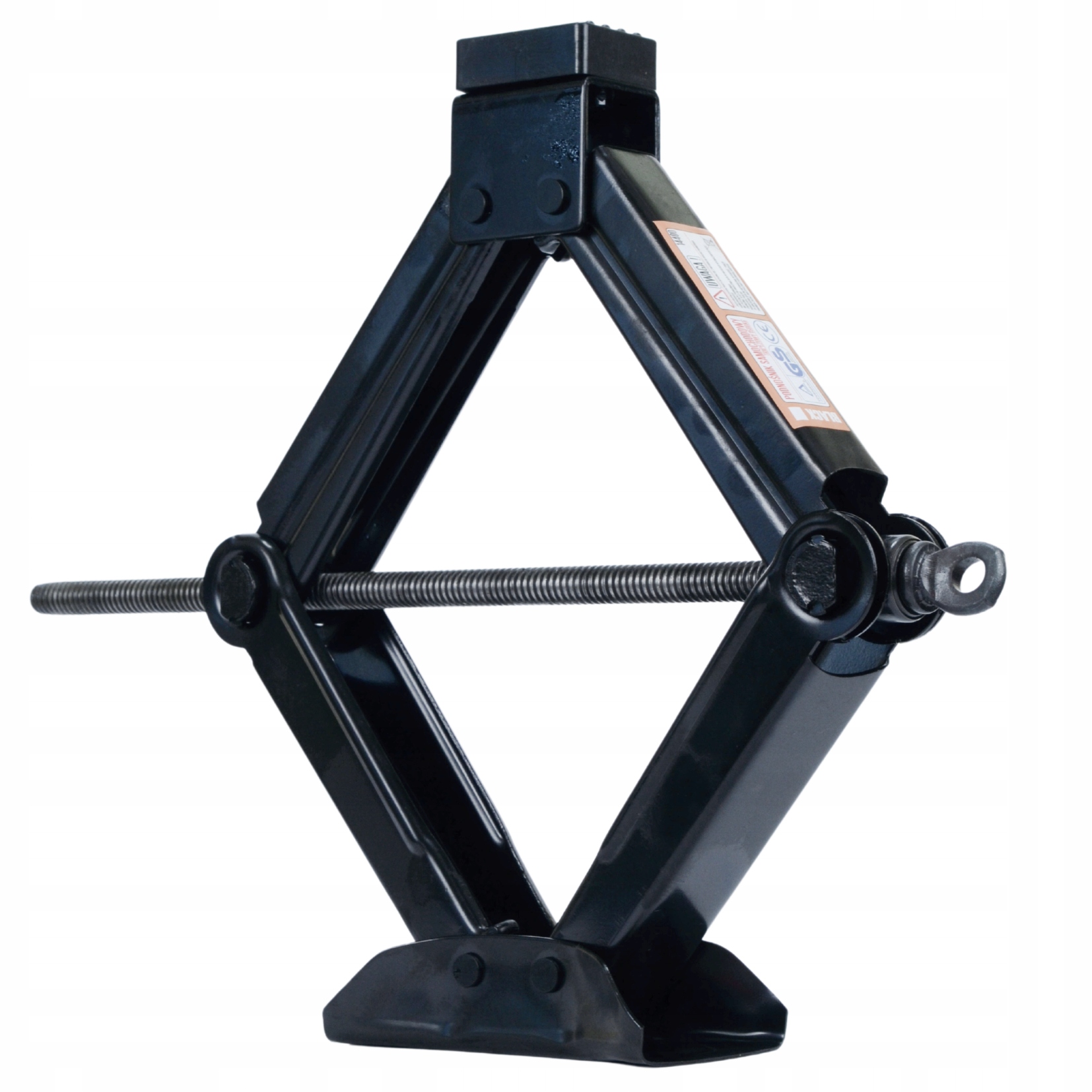 PODNOŚNIK SAMOCHODOWY TRAPEZOWY LEWAREK 1,5T GUMA Minimalna wysokość podnoszenia 105 mm