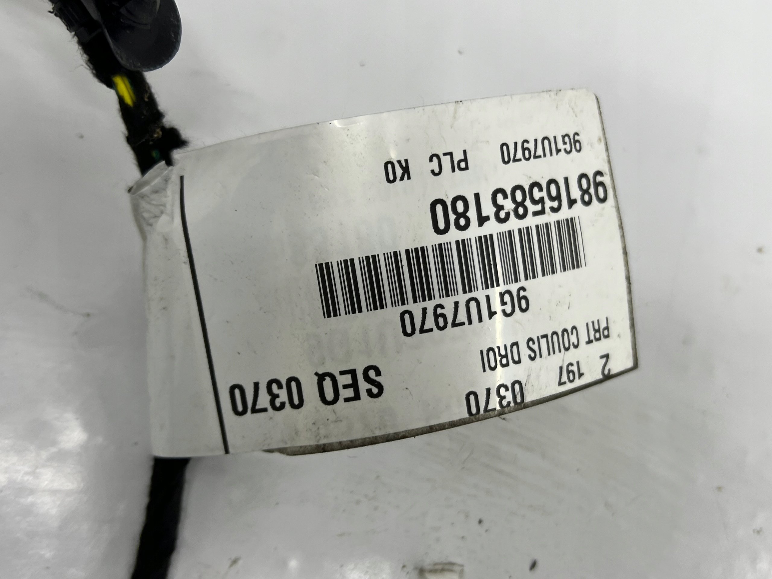 PROACE II 20R JUMPY VIVARO C kabelbaum kabelsatz kabelbaum tür seiten 9816583180