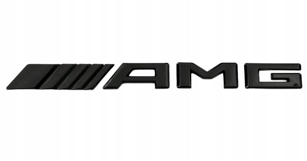 Emblemat Znaczek Klapy Czarny Połysk Do Mercedes Benz Amg Gt Kolor Czarny