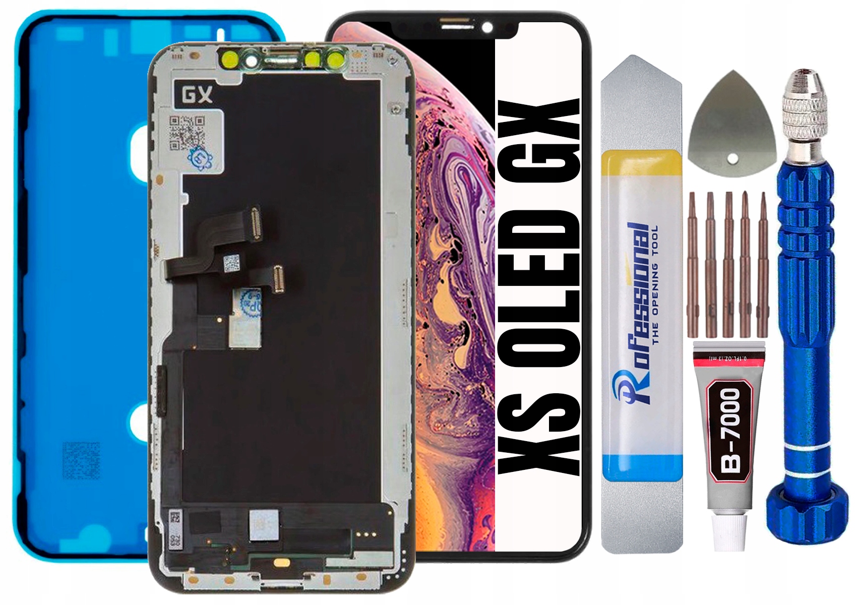 Displej Pro Iphone Xs Oled Gx LCD Displej Těsnění